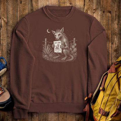 Chupacabra Lost Goat Crewneck Sweatshirt