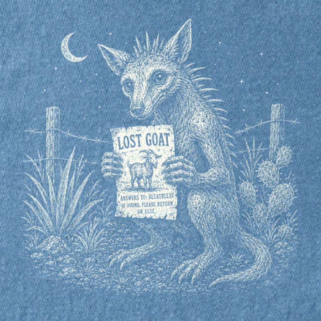 Chupacabra Lost Goat Kids Cotton T-Shirt