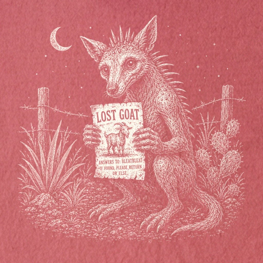 Chupacabra Lost Goat Kids Cotton T-Shirt