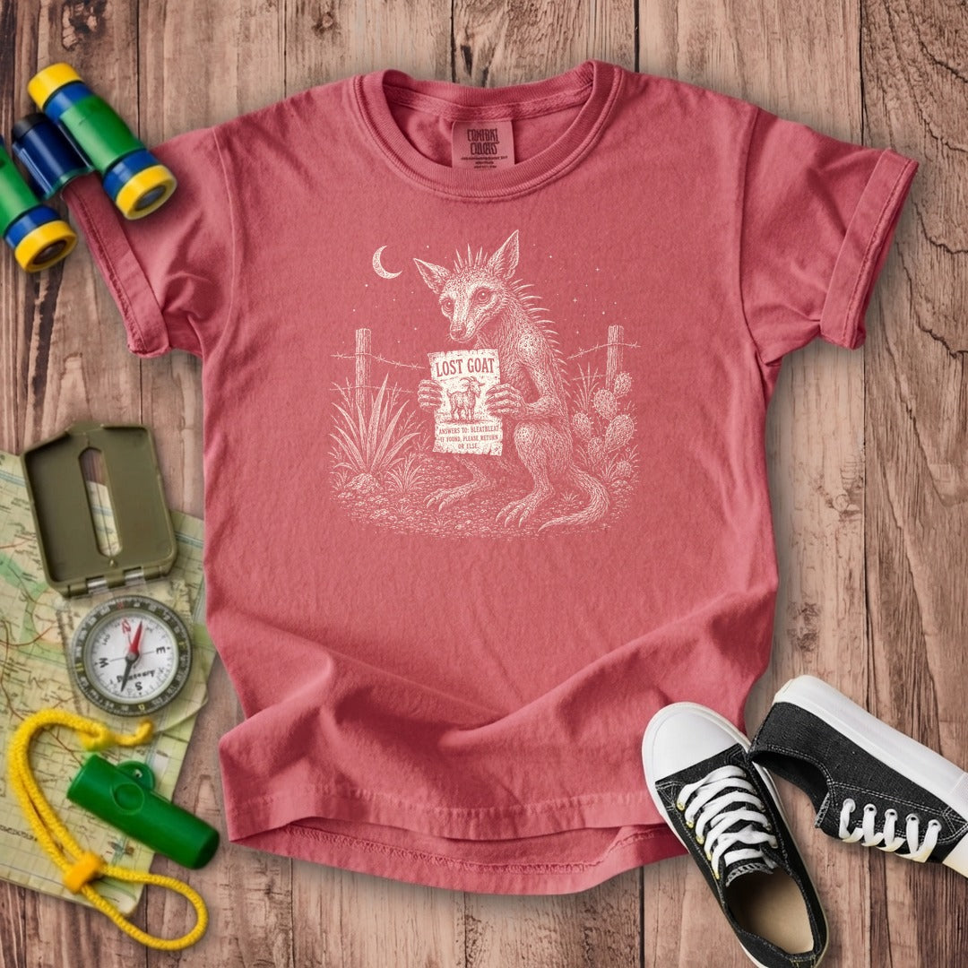 Chupacabra Lost Goat Kids Cotton T-Shirt