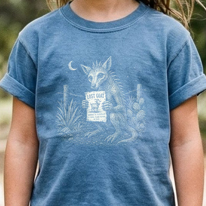 Chupacabra Lost Goat Kids Cotton T-Shirt