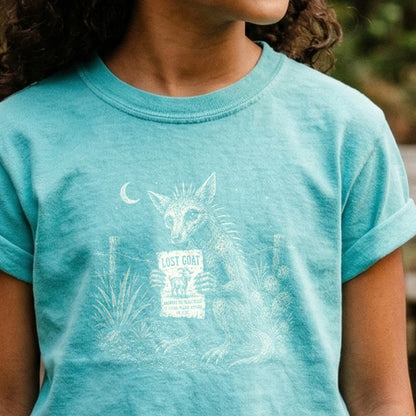 Chupacabra Lost Goat Kids Cotton T-Shirt