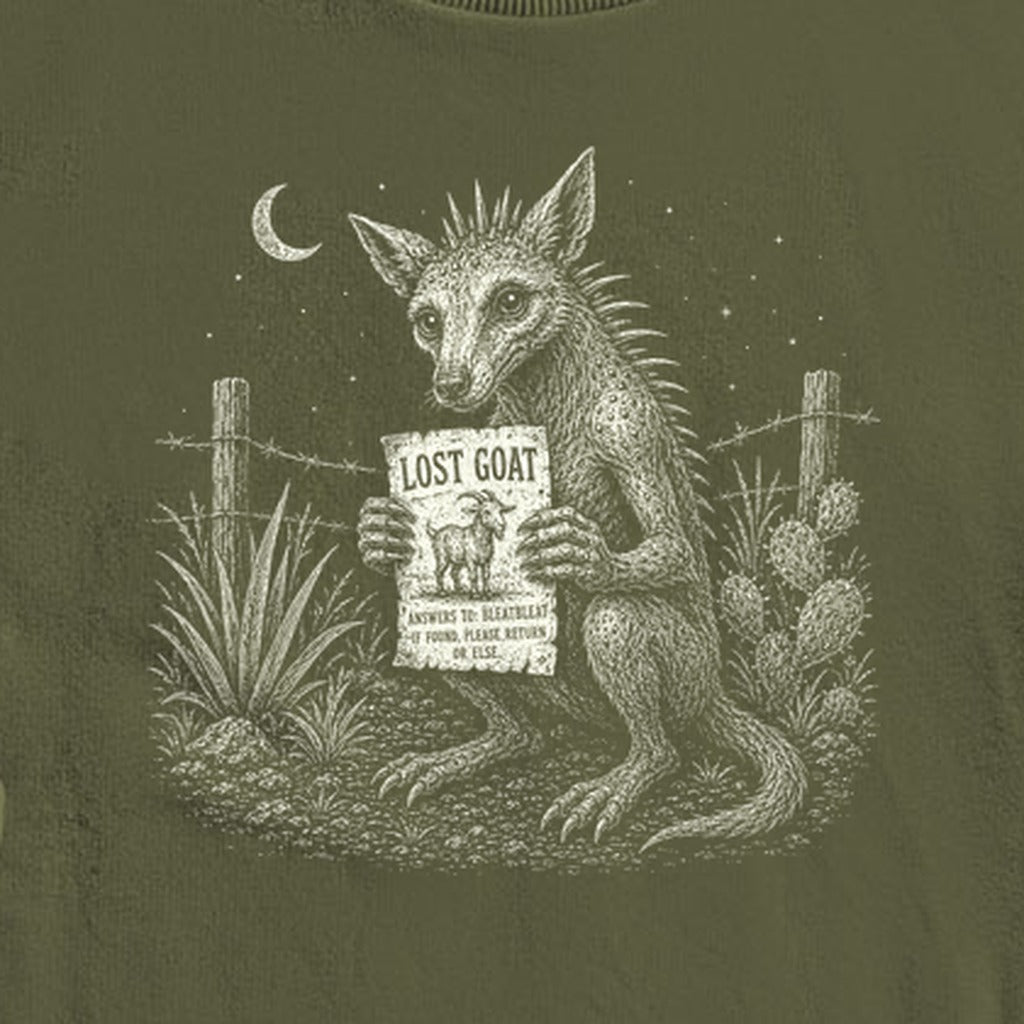 Chupacabra Lost Goat Crewneck Sweatshirt