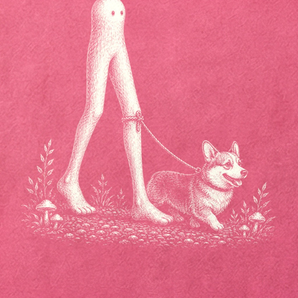Fresno Nightcrawler Walking a Dog Cotton T-Shirt