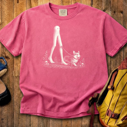 Fresno Nightcrawler Walking a Dog Cotton T-Shirt