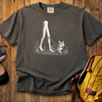 Fresno Nightcrawler Walking a Dog Cotton T-Shirt