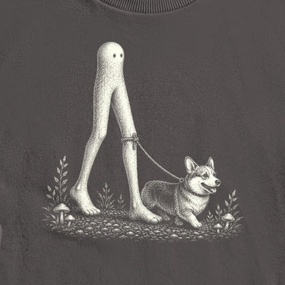 Fresno Nightcrawler Walking a Dog Crewneck Sweatshirt