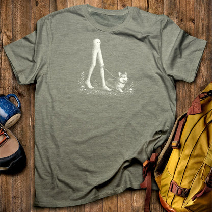Fresno Nightcrawler Walking a Dog T-Shirt