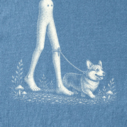 Fresno Nightcrawler Walking a Dog Kids Cotton T-Shirt