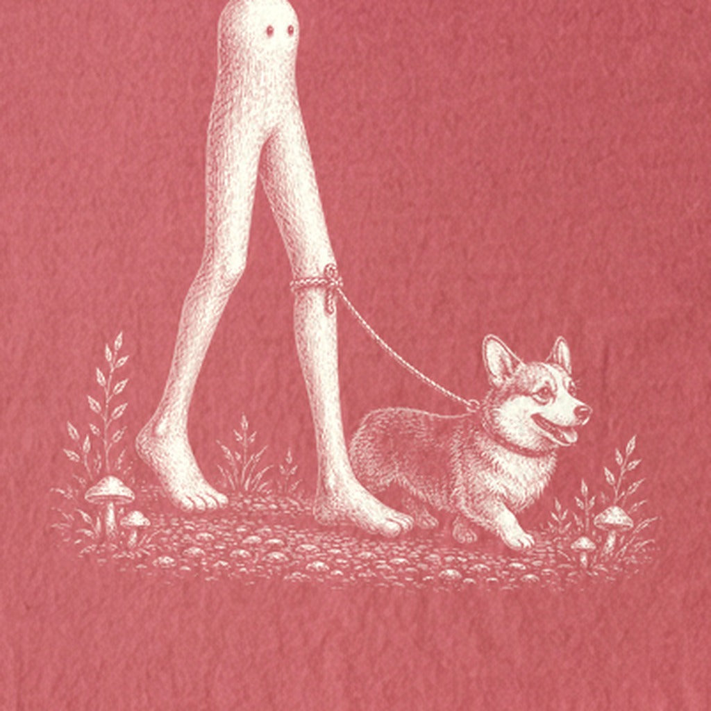 Fresno Nightcrawler Walking a Dog Kids Cotton T-Shirt