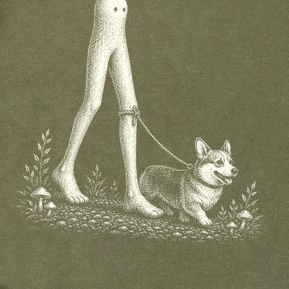 Fresno Nightcrawler Walking a Dog Premium Long Sleeve