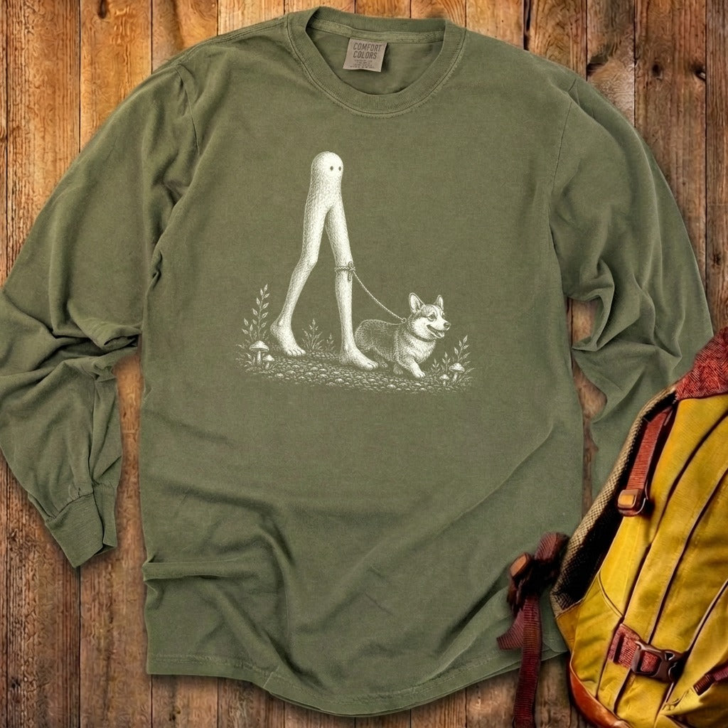Fresno Nightcrawler Walking a Dog Premium Long Sleeve