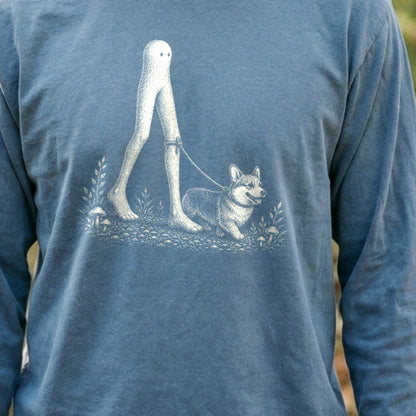 Fresno Nightcrawler Walking a Dog Premium Long Sleeve