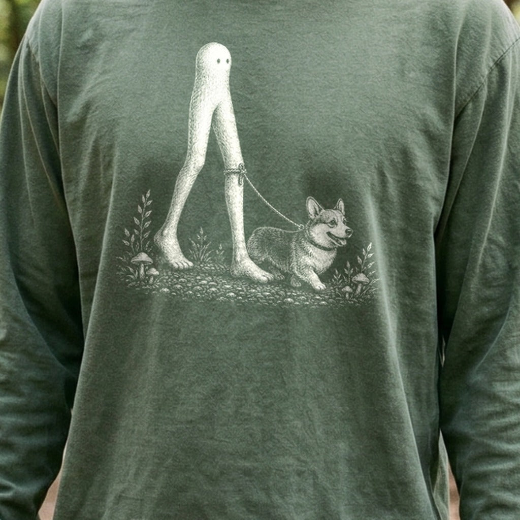 Fresno Nightcrawler Walking a Dog Premium Long Sleeve