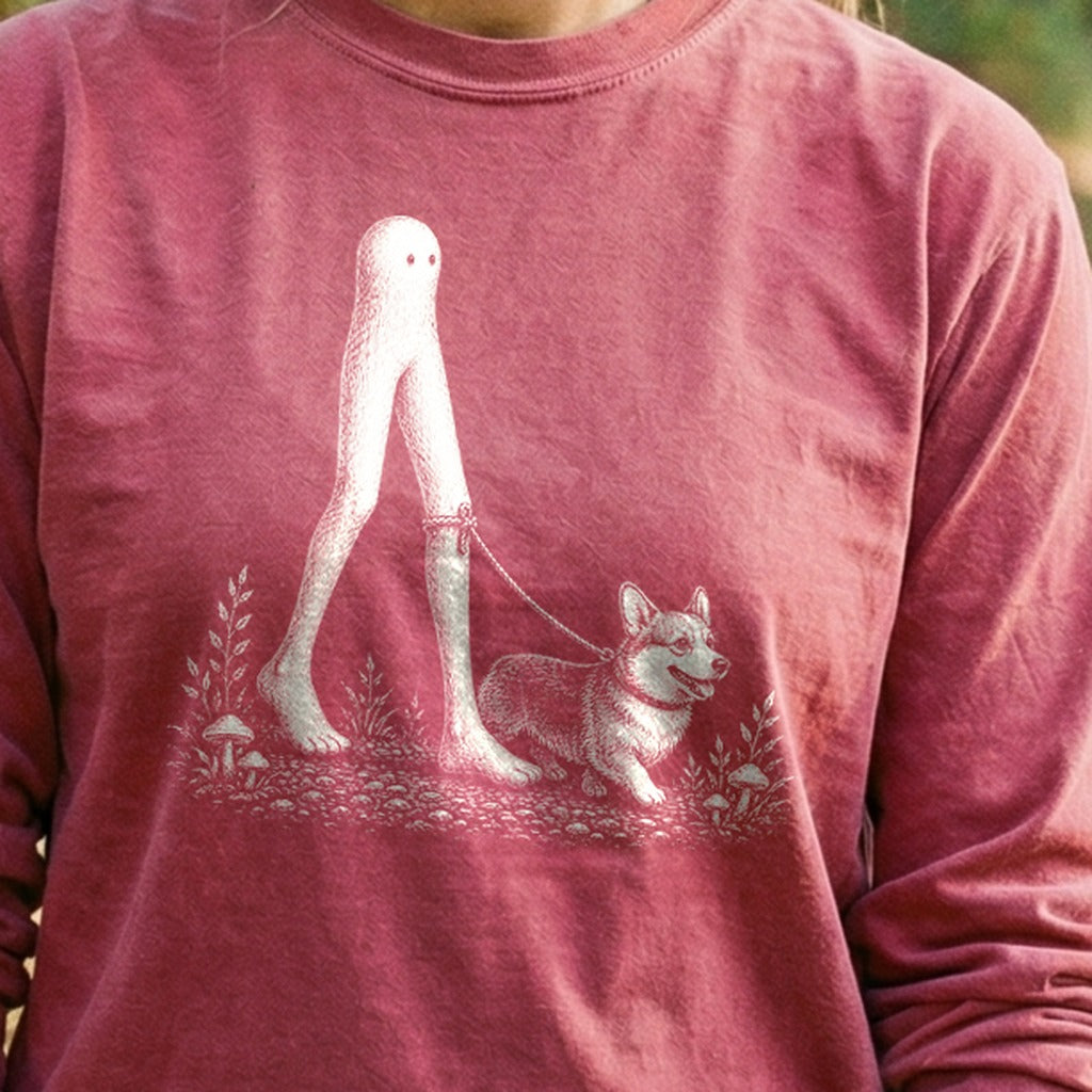 Fresno Nightcrawler Walking a Dog Premium Long Sleeve