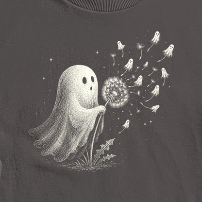 Ghost Dandelion Wish Crewneck Sweatshirt