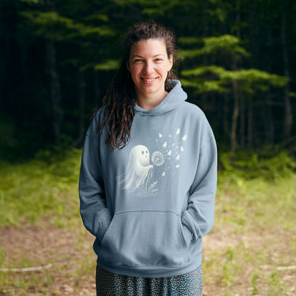 Ghost Dandelion Wish Hoodie