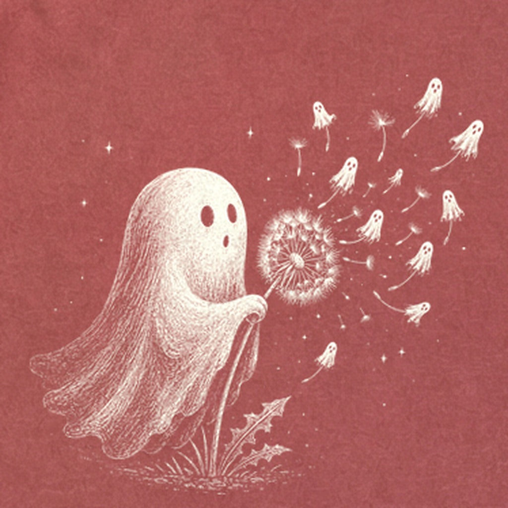 Ghost Dandelion Wish Premium Long Sleeve