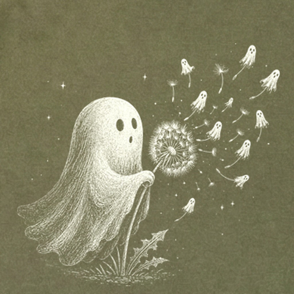 Ghost Dandelion Wish Premium Long Sleeve