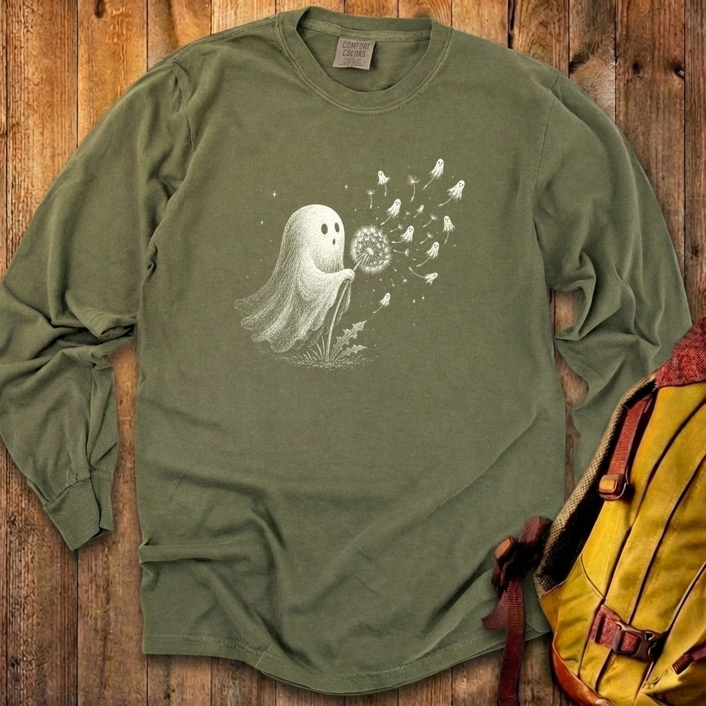 Ghost Dandelion Wish Premium Long Sleeve