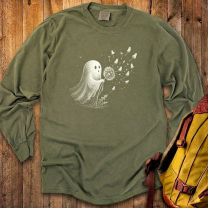 Ghost Dandelion Wish Premium Long Sleeve