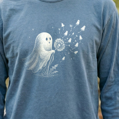 Ghost Dandelion Wish Premium Long Sleeve