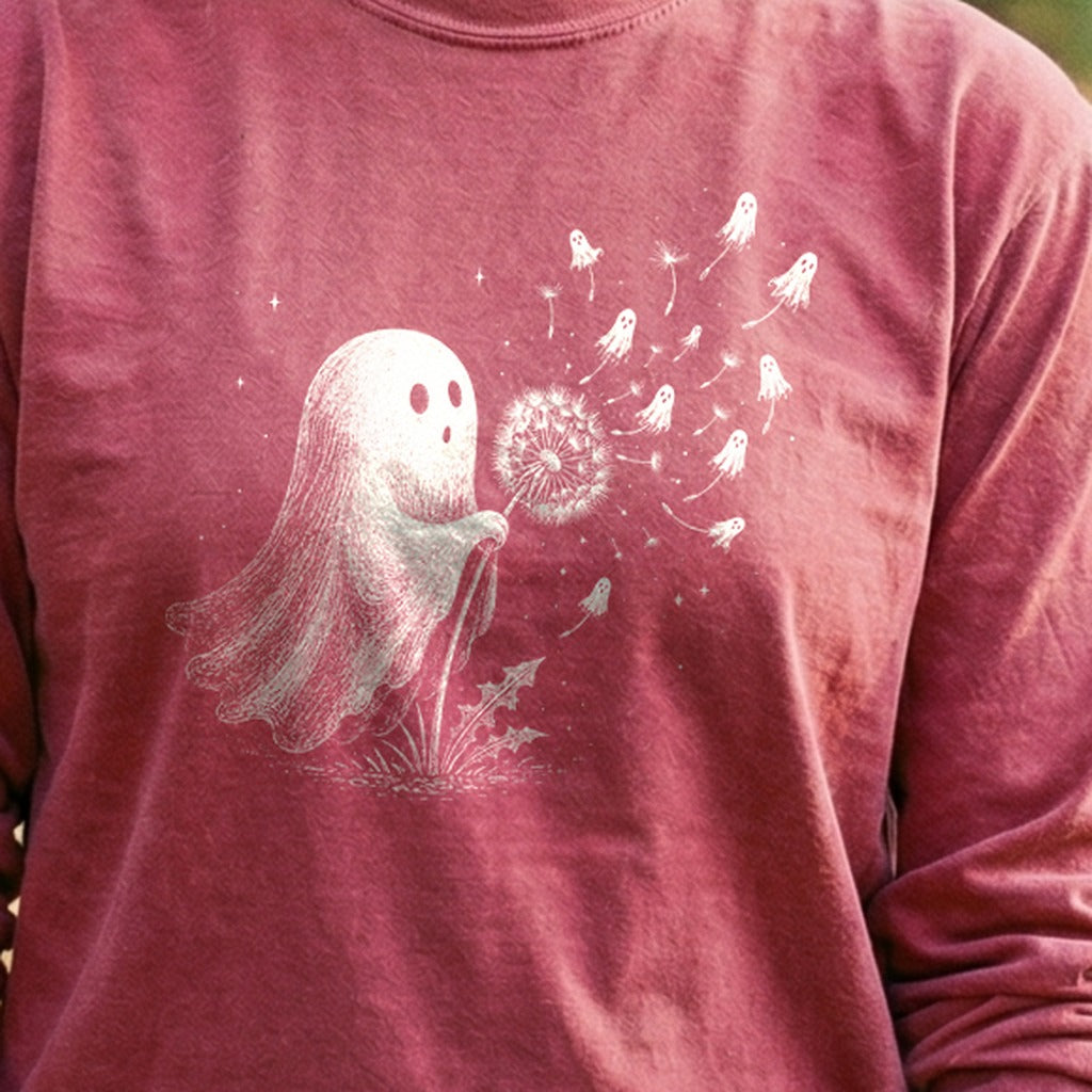 Ghost Dandelion Wish Premium Long Sleeve