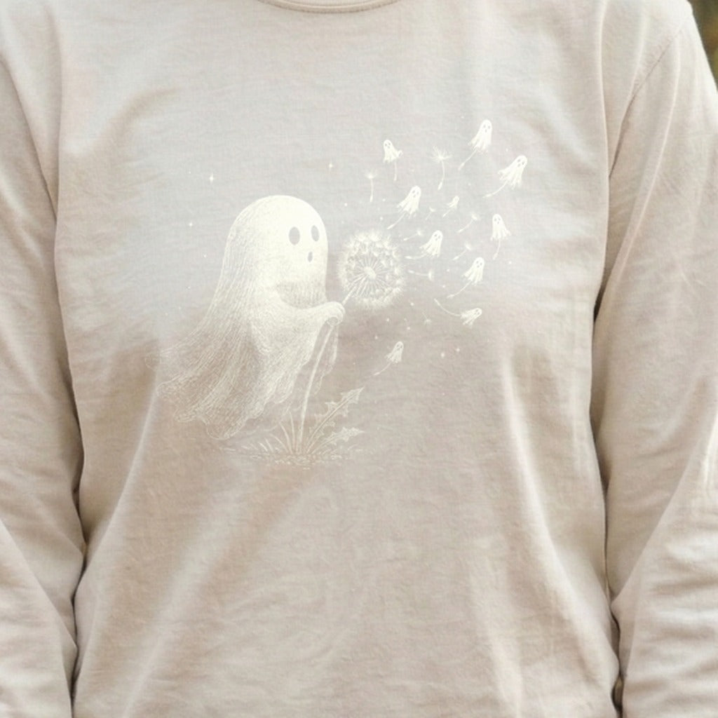 Ghost Dandelion Wish Premium Long Sleeve