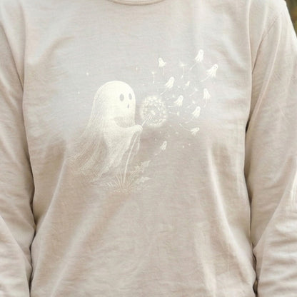 Ghost Dandelion Wish Premium Long Sleeve