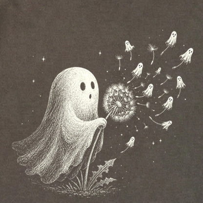Ghost Dandelion Wish Premium Long Sleeve