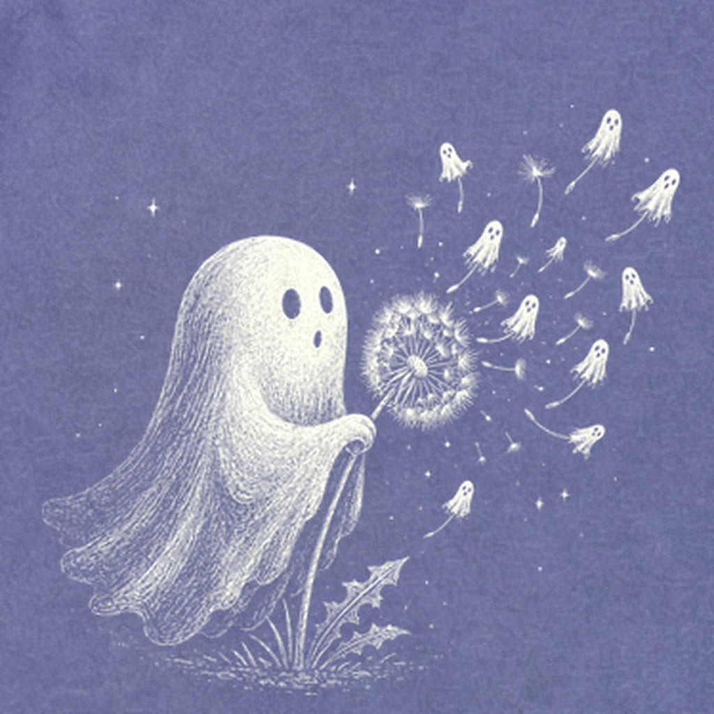 Ghost Dandelion Wish Premium Long Sleeve
