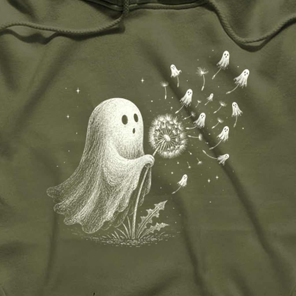 Ghost Dandelion Wish Hoodie