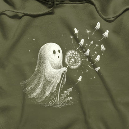 Ghost Dandelion Wish Hoodie