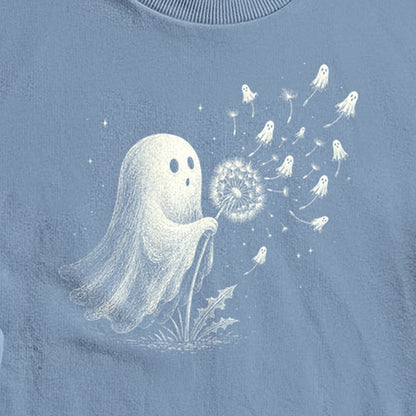 Ghost Dandelion Wish Crewneck Sweatshirt