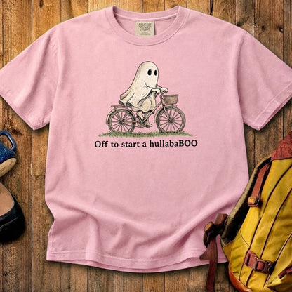 Ghost Riding a Bike Hullababoo Cotton T-Shirt