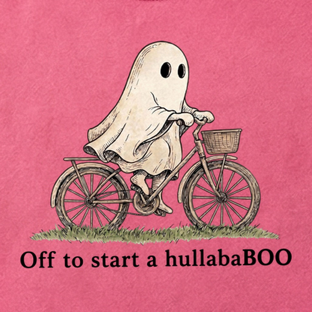 Ghost Riding a Bike Hullababoo Cotton T-Shirt