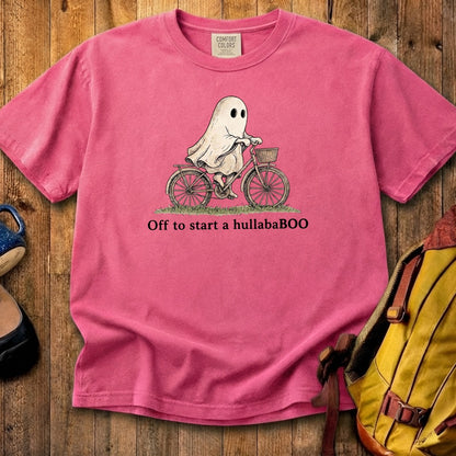 Ghost Riding a Bike Hullababoo Cotton T-Shirt
