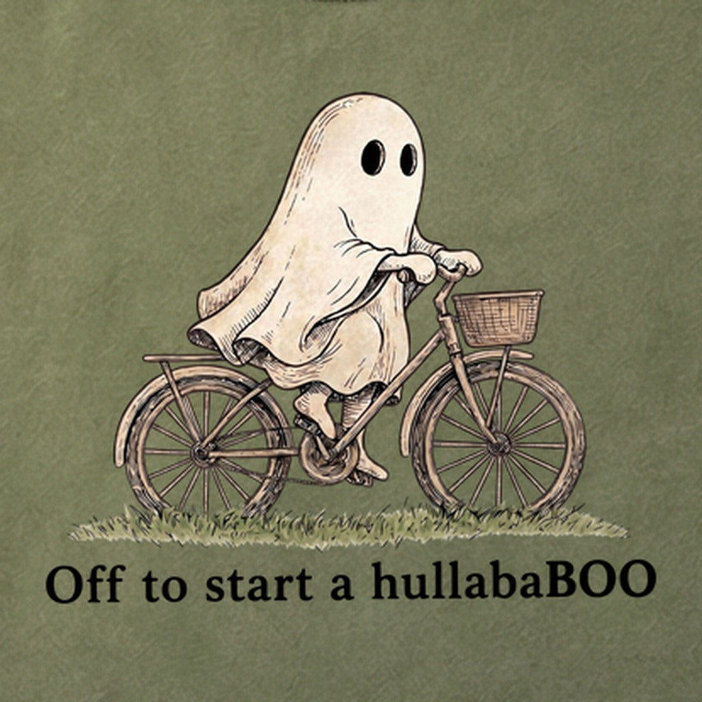 Ghost Riding a Bike Hullababoo Cotton T-Shirt