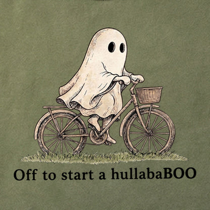 Ghost Riding a Bike Hullababoo Cotton T-Shirt