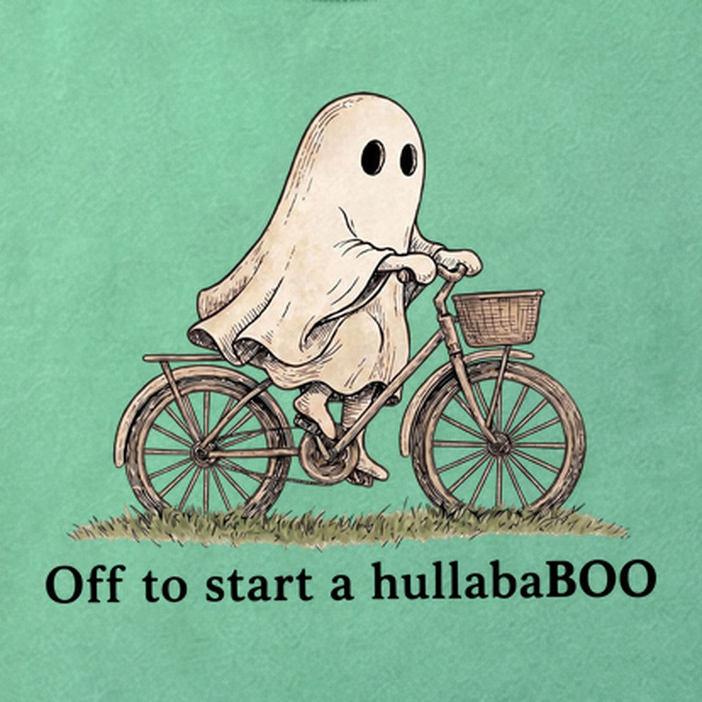 Ghost Riding a Bike Hullababoo Cotton T-Shirt