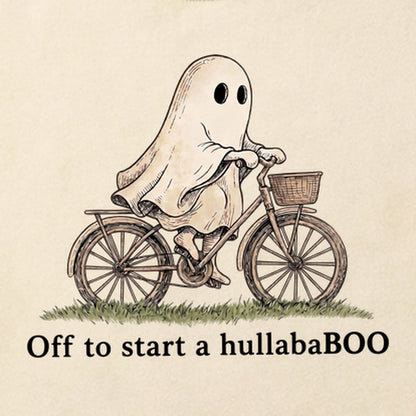 Ghost Riding a Bike Hullababoo Cotton T-Shirt