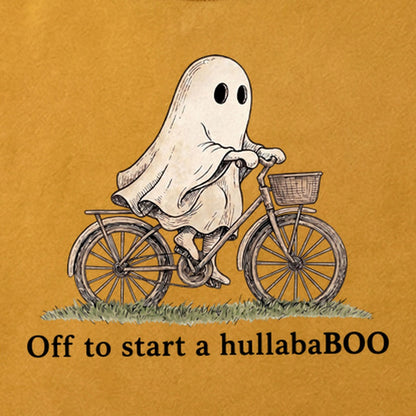 Ghost Riding a Bike Hullababoo Cotton T-Shirt