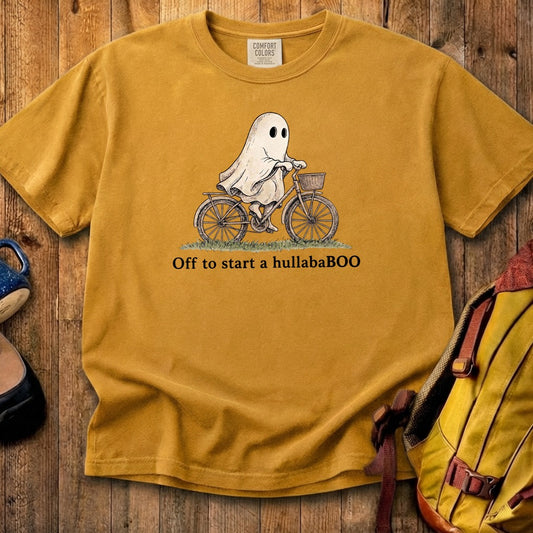 Ghost Riding a Bike Hullababoo Cotton T-Shirt