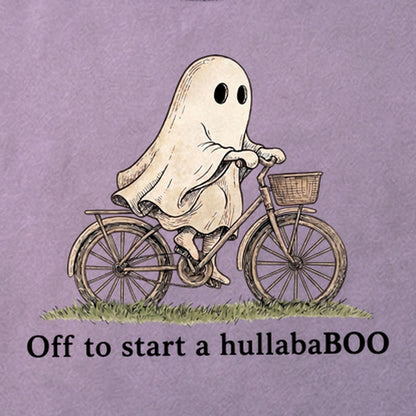 Ghost Riding a Bike Hullababoo Cotton T-Shirt