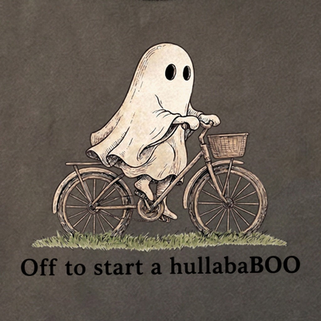 Ghost Riding a Bike Hullababoo Cotton T-Shirt
