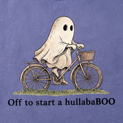 Ghost Riding a Bike Hullababoo Cotton T-Shirt