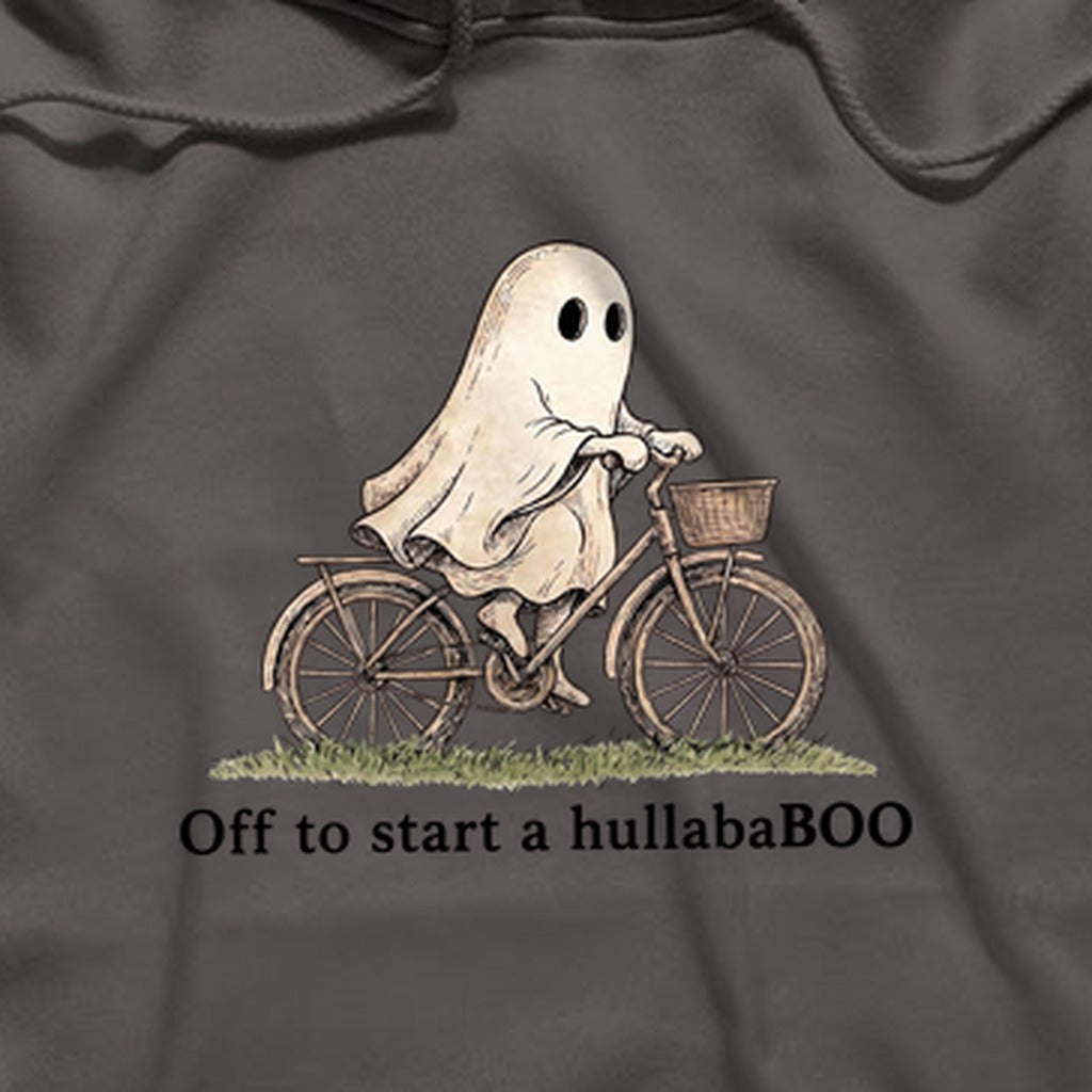 Ghost Riding a Bike Hullababoo Hoodie