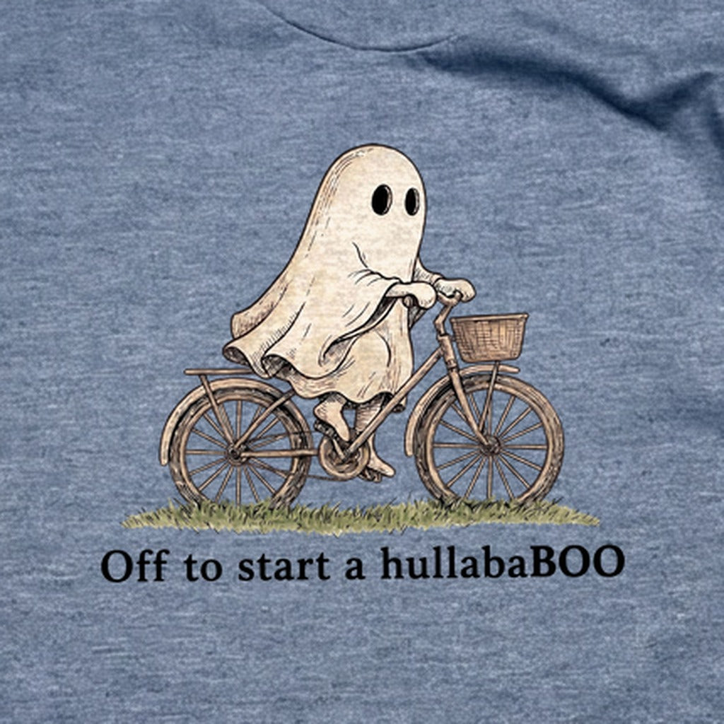 Ghost Riding a Bike Hullababoo T-Shirt