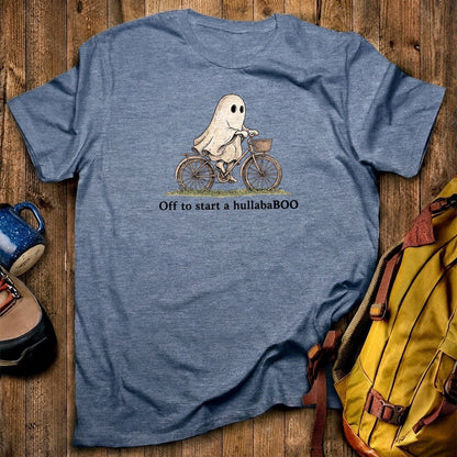 Ghost Riding a Bike Hullababoo T-Shirt