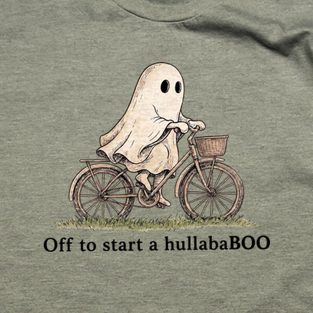 Ghost Riding a Bike Hullababoo T-Shirt